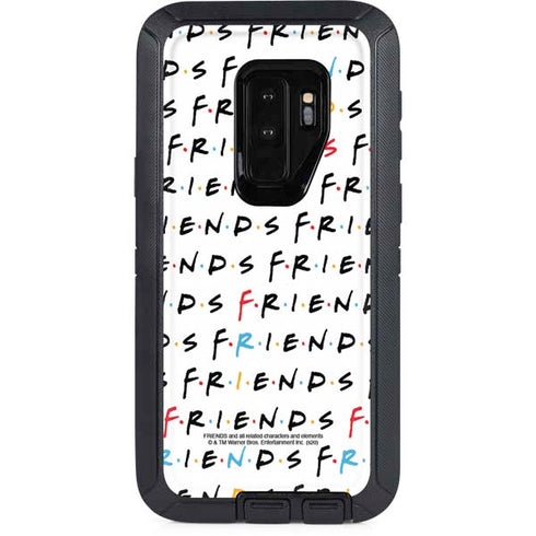 Warner Bros FRIENDS Pattern Otterbox Defender Galaxy Skin