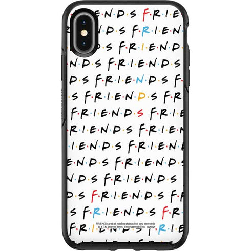 Warner Bros FRIENDS Pattern Otterbox Symmetry iPhone Skin