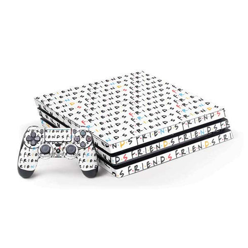 Warner Bros FRIENDS Pattern PS4 Pro Bundle Skin