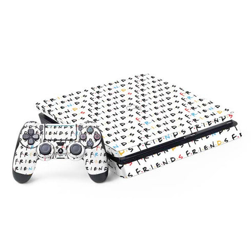 Warner Bros FRIENDS Pattern PS4 Slim Bundle Skin