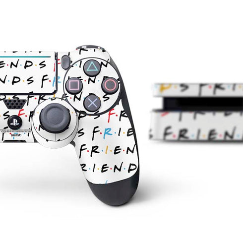 Warner Bros FRIENDS Pattern PS4 Slim Bundle Skin