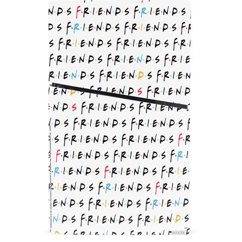 Warner Bros FRIENDS Pattern PS5 Slim Digital Edition Bundle Skin
