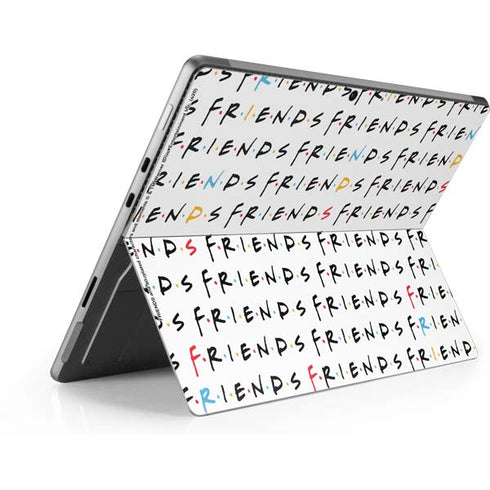 Warner Bros FRIENDS Pattern Surface Pro 9 Skin