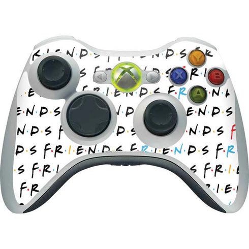 Warner Bros FRIENDS Pattern Xbox 360 Wireless Controller Skin