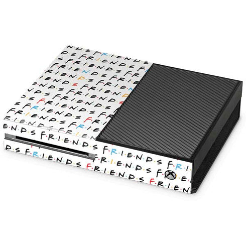 Warner Bros FRIENDS Pattern Xbox One Console Skin