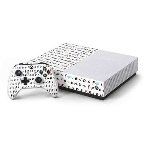 Warner Bros FRIENDS Pattern Xbox One S All-Digital Edition Bundle Skin