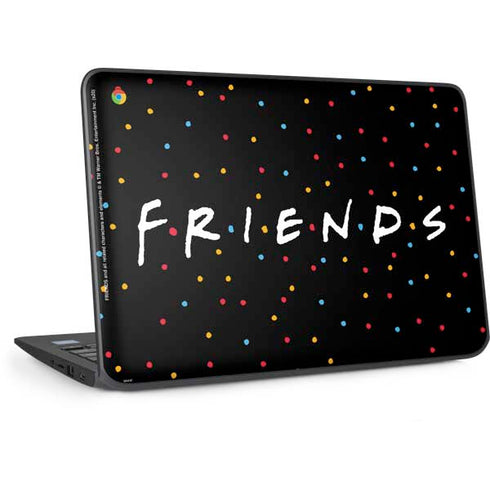 Warner Bros FRIENDS Polka Dots HP Chromebook Skin