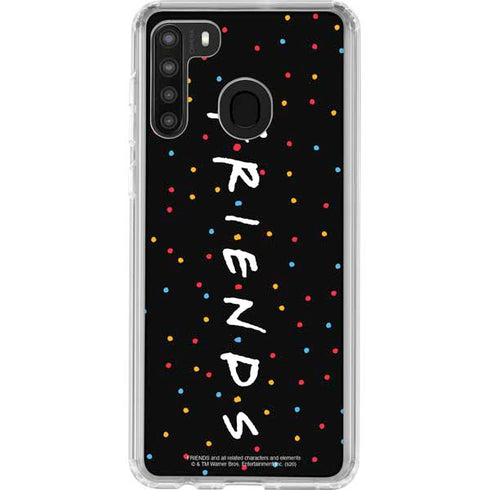 Warner Bros FRIENDS Polka Dots Galaxy A21 Clear Case