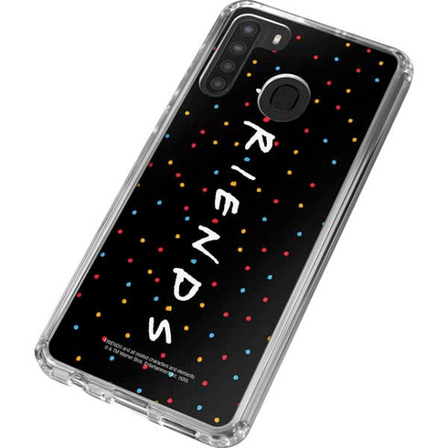 Warner Bros FRIENDS Polka Dots Galaxy A21 Clear Case