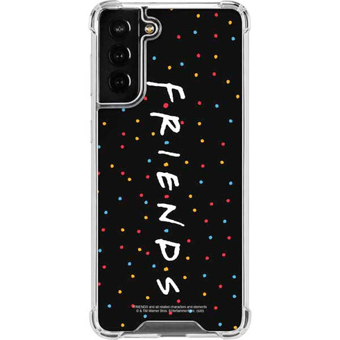 Warner Bros FRIENDS Polka Dots Galaxy S21 FE Clear Case