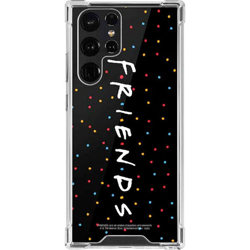 Warner Bros FRIENDS Polka Dots Galaxy S22 Ultra Clear Case