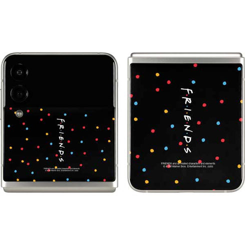 Warner Bros FRIENDS Polka Dots Galaxy Z Flip3 5G Skin