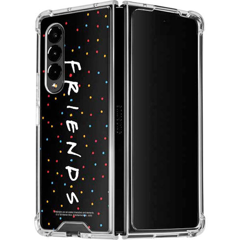 Warner Bros FRIENDS Polka Dots Galaxy Z Fold4 5G Clear Case