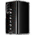 Warner Bros FRIENDS Polka Dots Galaxy Z Fold4 5G Clear Case