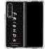 Warner Bros FRIENDS Polka Dots Galaxy Z Fold4 5G Clear Case