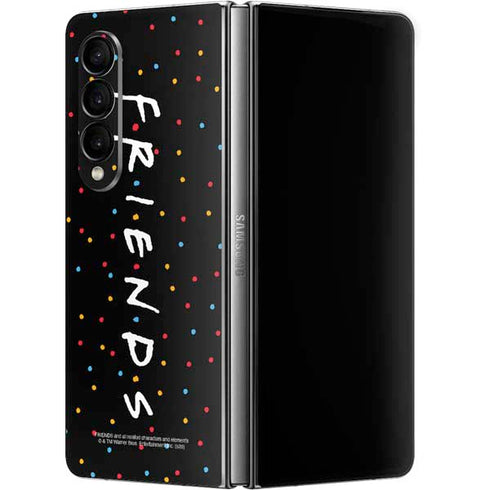 Warner Bros FRIENDS Polka Dots Galaxy Z Fold4 5G Skin