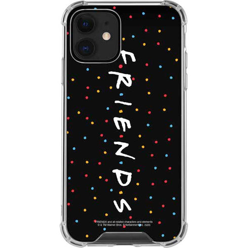Warner Bros FRIENDS Polka Dots iPhone 12 Clear Case