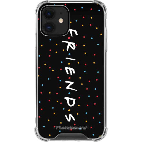 Warner Bros FRIENDS Polka Dots iPhone 12 Mini Clear Case