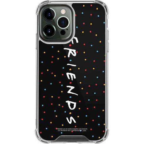 Warner Bros FRIENDS Polka Dots iPhone 13 Pro Max Clear Case