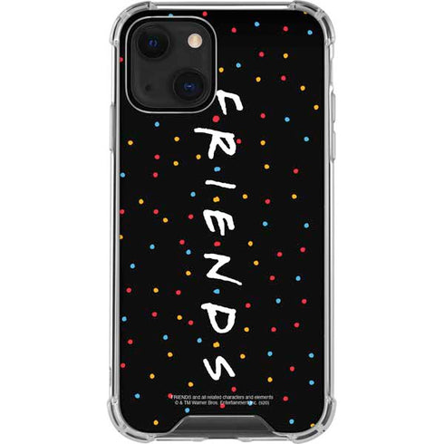 Warner Bros FRIENDS Polka Dots iPhone 14 Clear Case