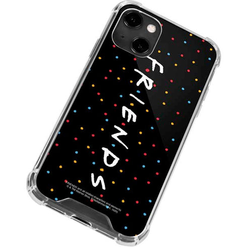 Warner Bros FRIENDS Polka Dots iPhone 14 Clear Case