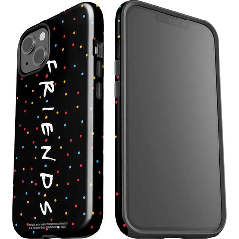 Warner Bros FRIENDS Polka Dots iPhone 15 Plus Impact Case
