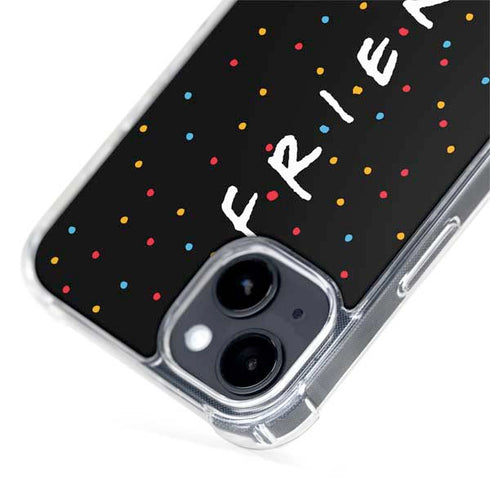 Warner Bros FRIENDS Polka Dots iPhone 15 Plus MagSafe Case