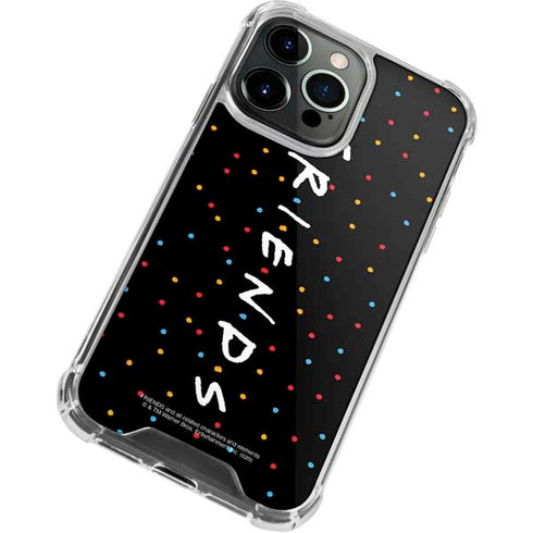 Warner Bros FRIENDS Polka Dots iPhone 15 Pro Clear Case