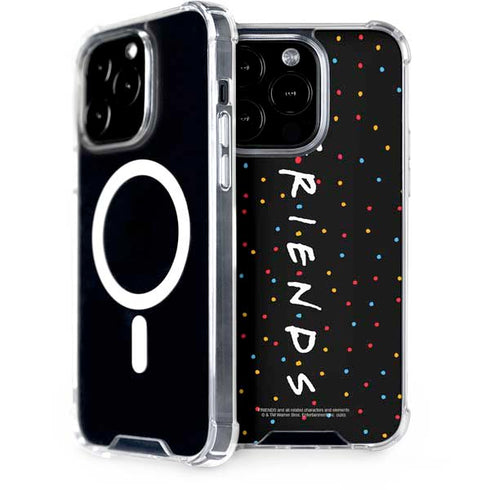 Warner Bros FRIENDS Polka Dots iPhone 15 Pro MagSafe Case