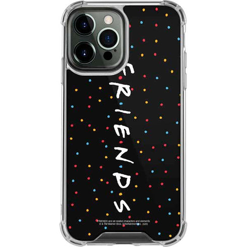 Warner Bros FRIENDS Polka Dots iPhone 14 Pro Max Clear Case