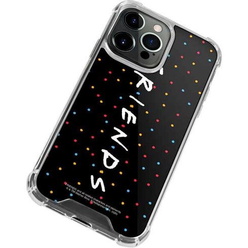 Warner Bros FRIENDS Polka Dots iPhone 14 Pro Max Clear Case