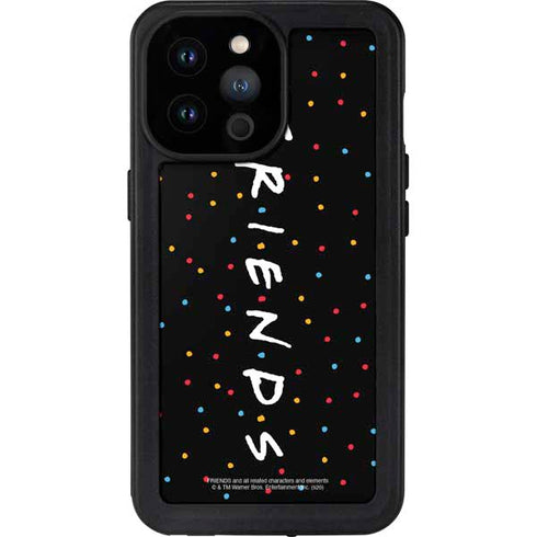 Warner Bros FRIENDS Polka Dots iPhone 14 Pro Max Waterproof Case