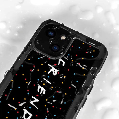 Warner Bros FRIENDS Polka Dots iPhone 15 Waterproof Case