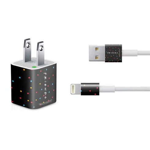 Warner Bros FRIENDS Polka Dots iPhone Charger (5W USB) Skin