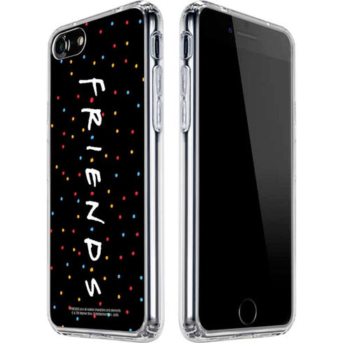 Warner Bros FRIENDS Polka Dots iPhone SE (2nd & 3rd Gen) Clear Case