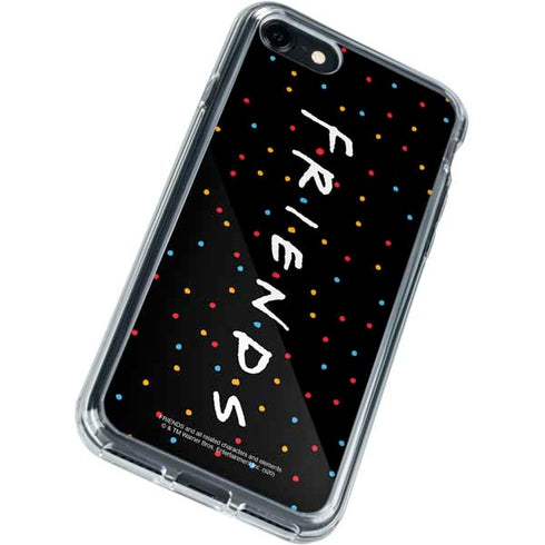 Warner Bros FRIENDS Polka Dots iPhone SE (2nd & 3rd Gen) Clear Case