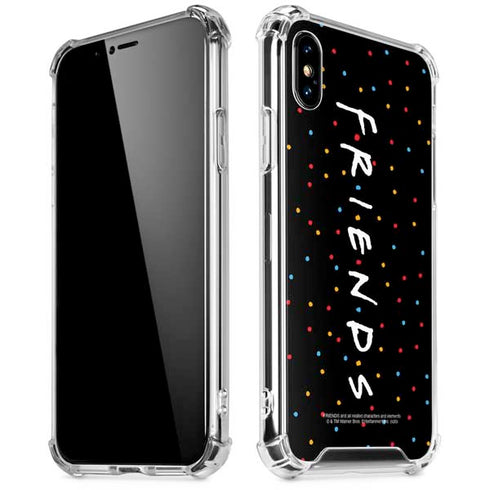 Warner Bros FRIENDS Polka Dots iPhone XS Max Clear Case
