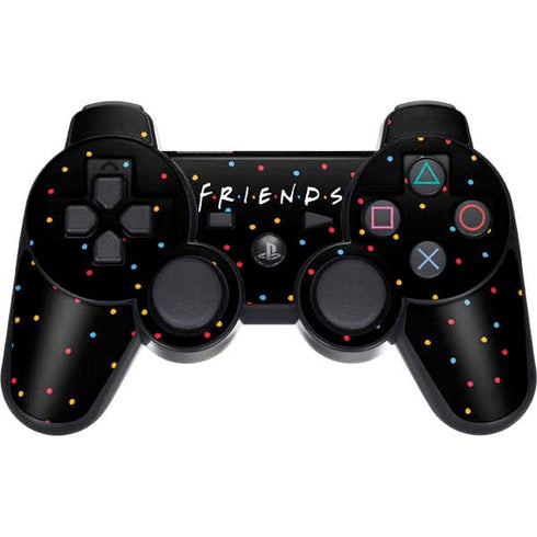 Warner Bros FRIENDS Polka Dots PS3 Dual Shock wireless controller Skin