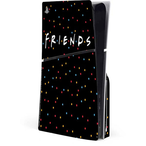 Warner Bros FRIENDS Polka Dots PS5 Slim Disk Console Skin