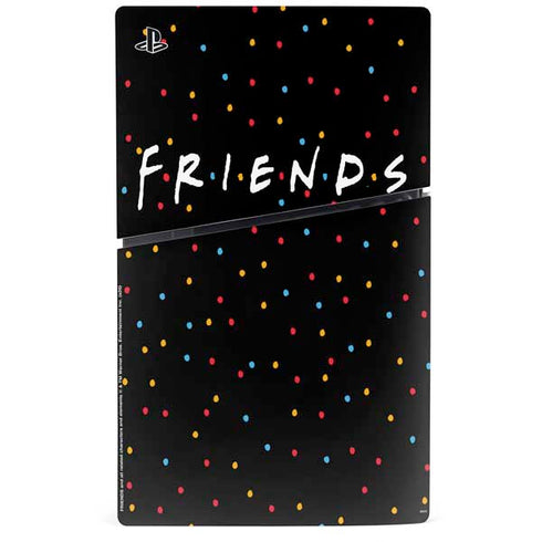 Warner Bros FRIENDS Polka Dots PS5 Slim Digital Edition Bundle Skin