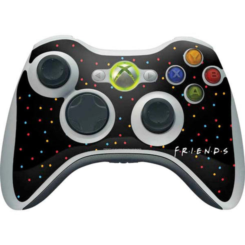 Warner Bros FRIENDS Polka Dots Xbox 360 Wireless Controller Skin