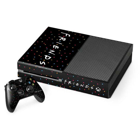 Warner Bros FRIENDS Polka Dots Xbox One Console and Controller Bundle Skin