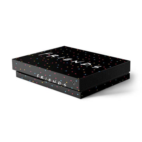 Warner Bros FRIENDS Polka Dots Xbox One X Console Skin