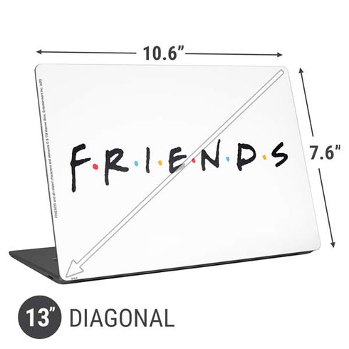 Warner Bros FRIENDS Universal Laptop 13in (10.6 x 7.6in) Skin