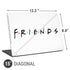 Warner Bros FRIENDS Universal Laptop 15in (12.2 x 8.8in) Skin