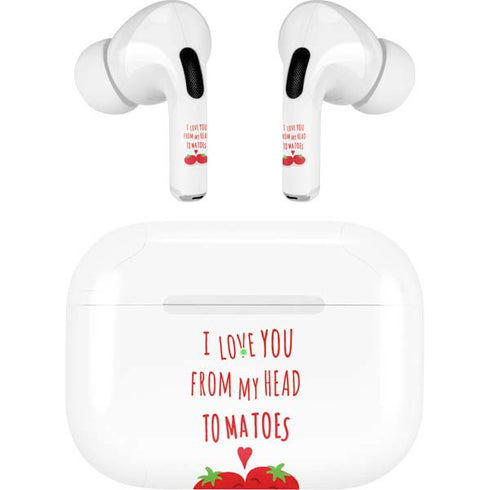 From My Head Tomatoes AirPods Pro 2nd Gen Skin