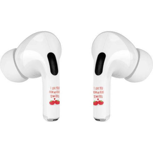 From My Head Tomatoes AirPods Pro 2nd Gen Skin