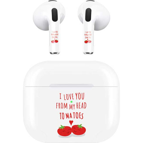 From My Head Tomatoes Apple AirPods (3rd Gen 2021) Skin