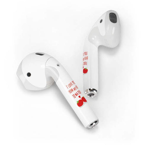 From My Head Tomatoes Apple AirPods Skin