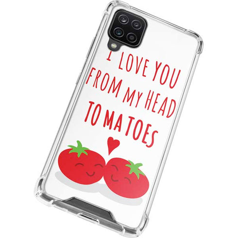 From My Head Tomatoes Galaxy A12 Clear Case